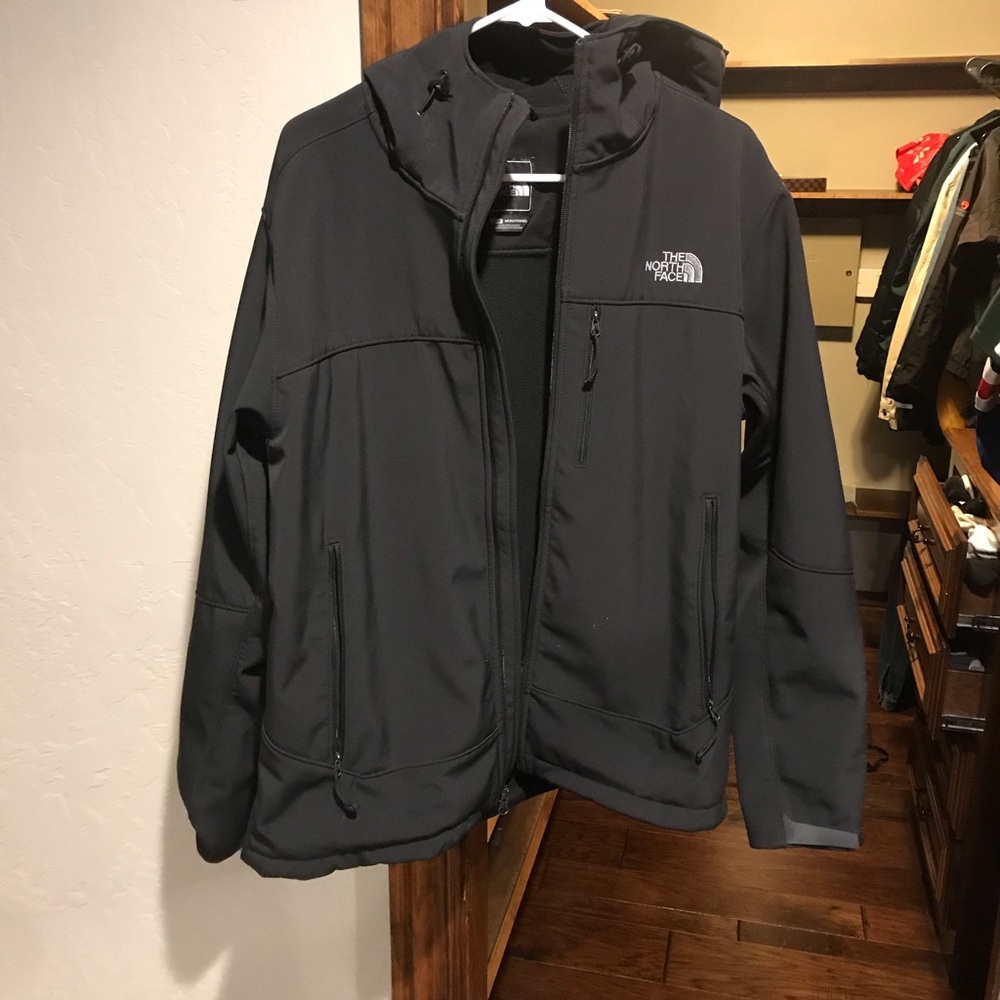 Hooded north face jacket